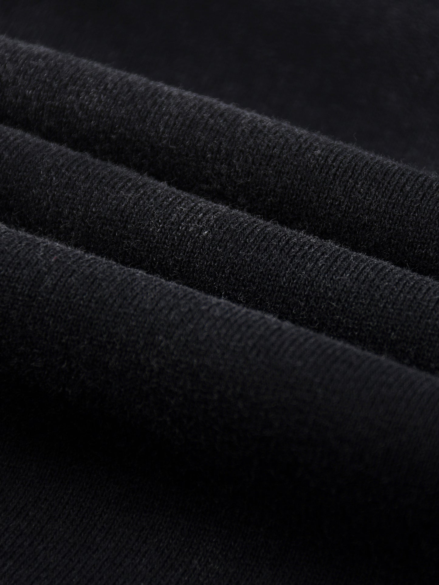 Classic Contrast Raw Hem Sweatshirt
