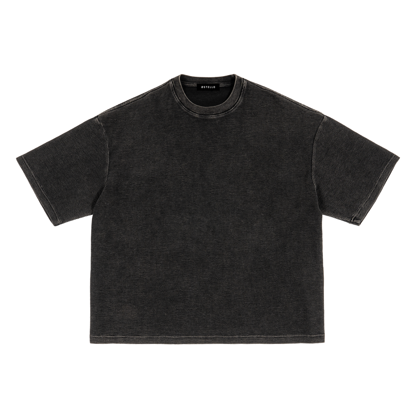 Textured Waffle Washed T-Shirt