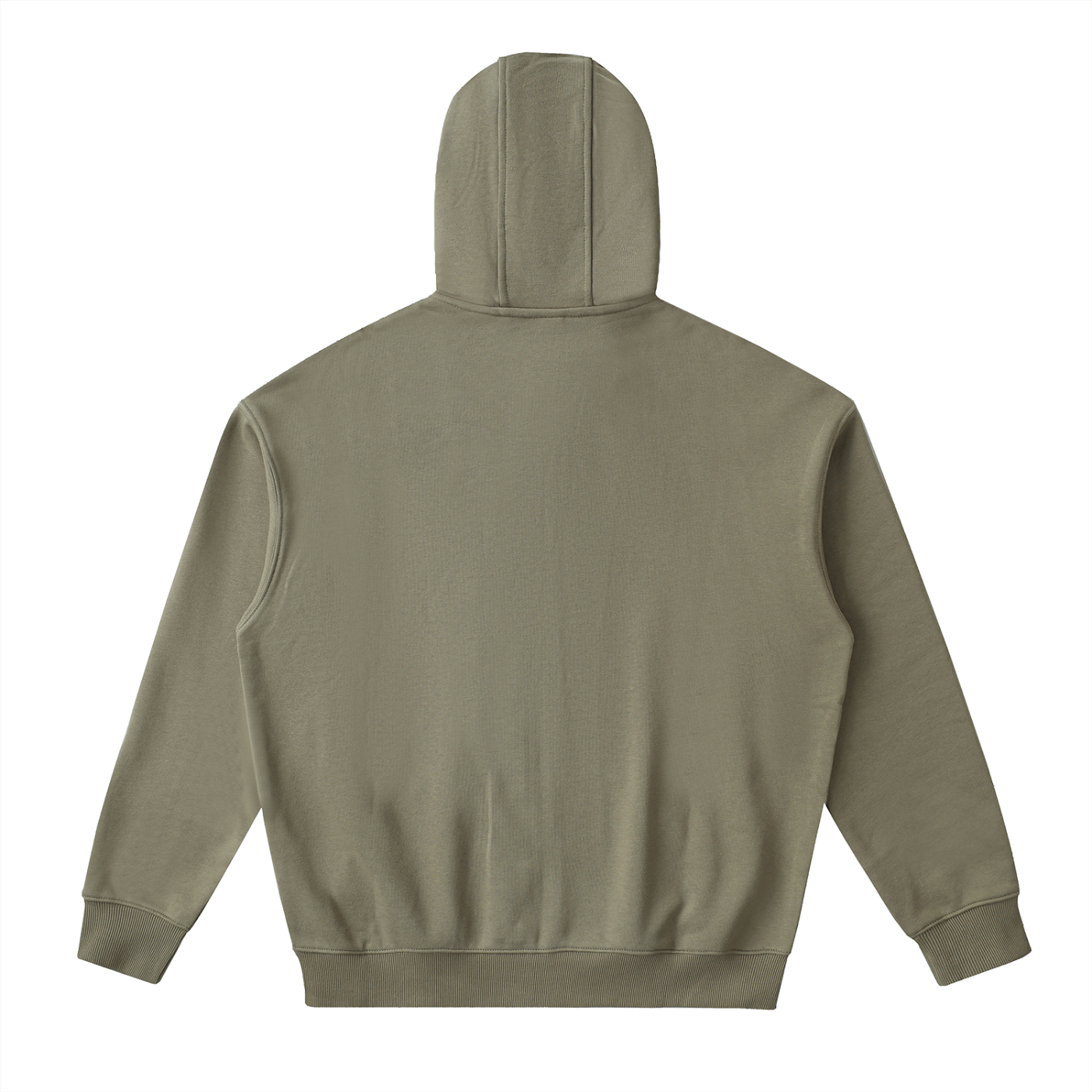 Classic Drop-Shoulder Zip Up Hoodie
