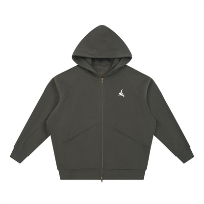 Classic Zip-Through Fleece Hoodie