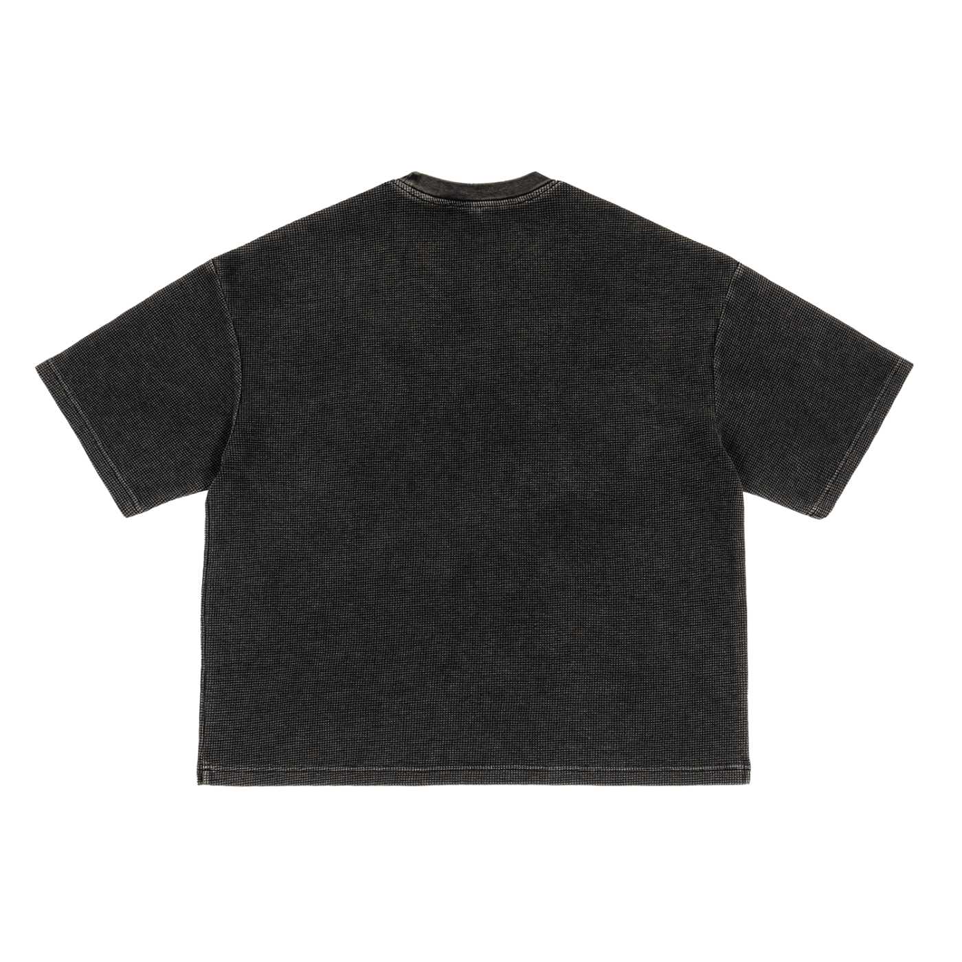 Textured Waffle Washed T-Shirt