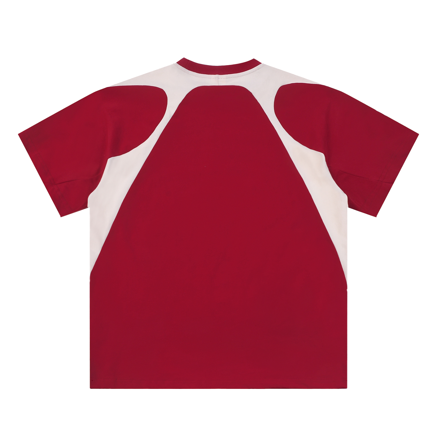 Classic Contrast Panel Cotton T-Shirt