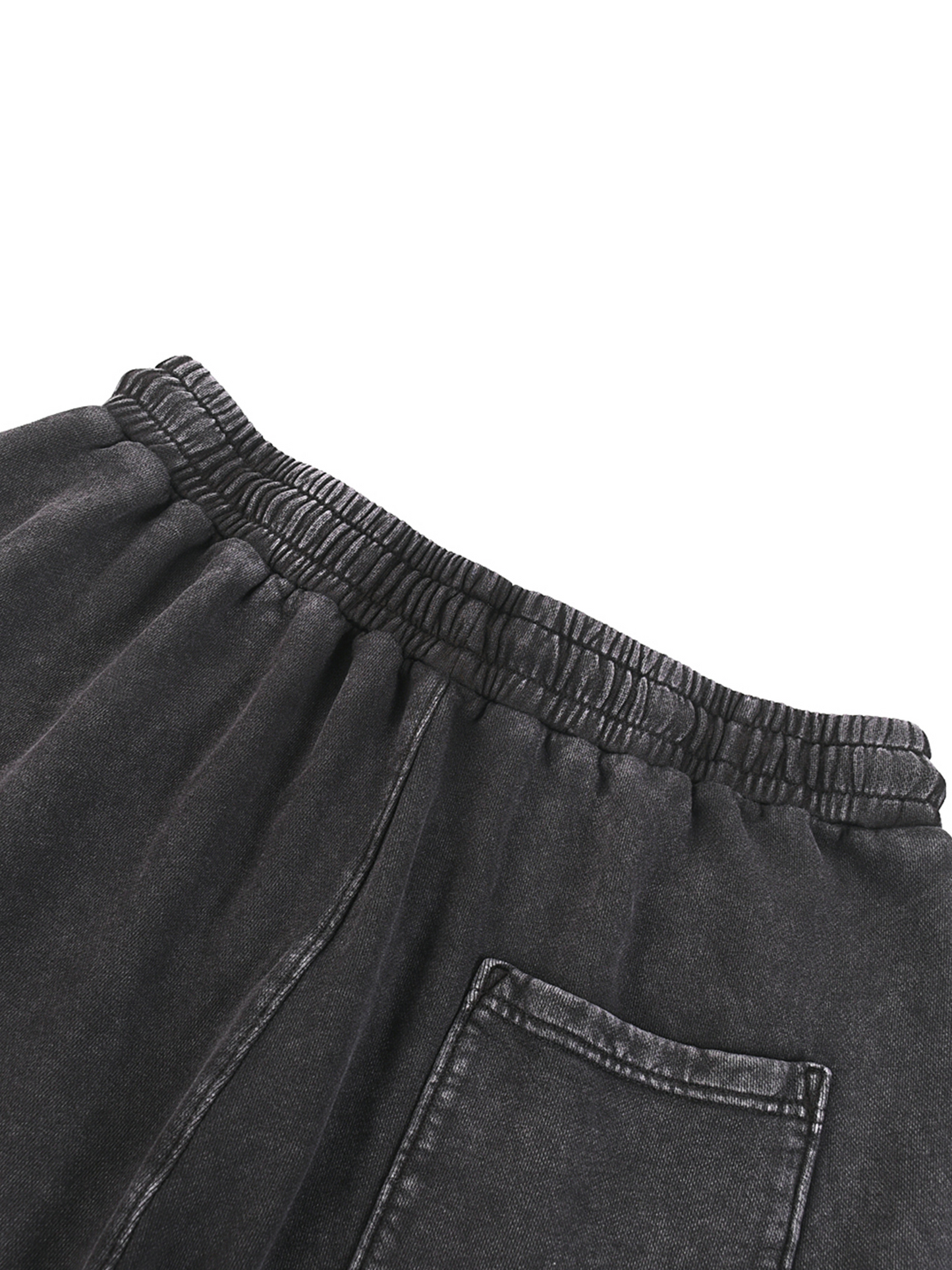 Snow Washed Straight Leg Pants