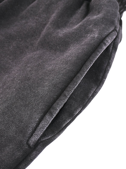 Snow Washed Straight Leg Pants