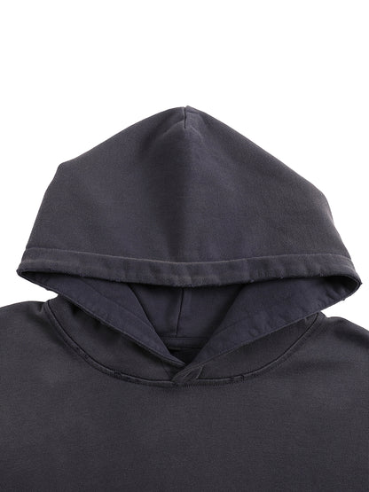 "all black fits." Cotton Sunfade Boxy Hoodie