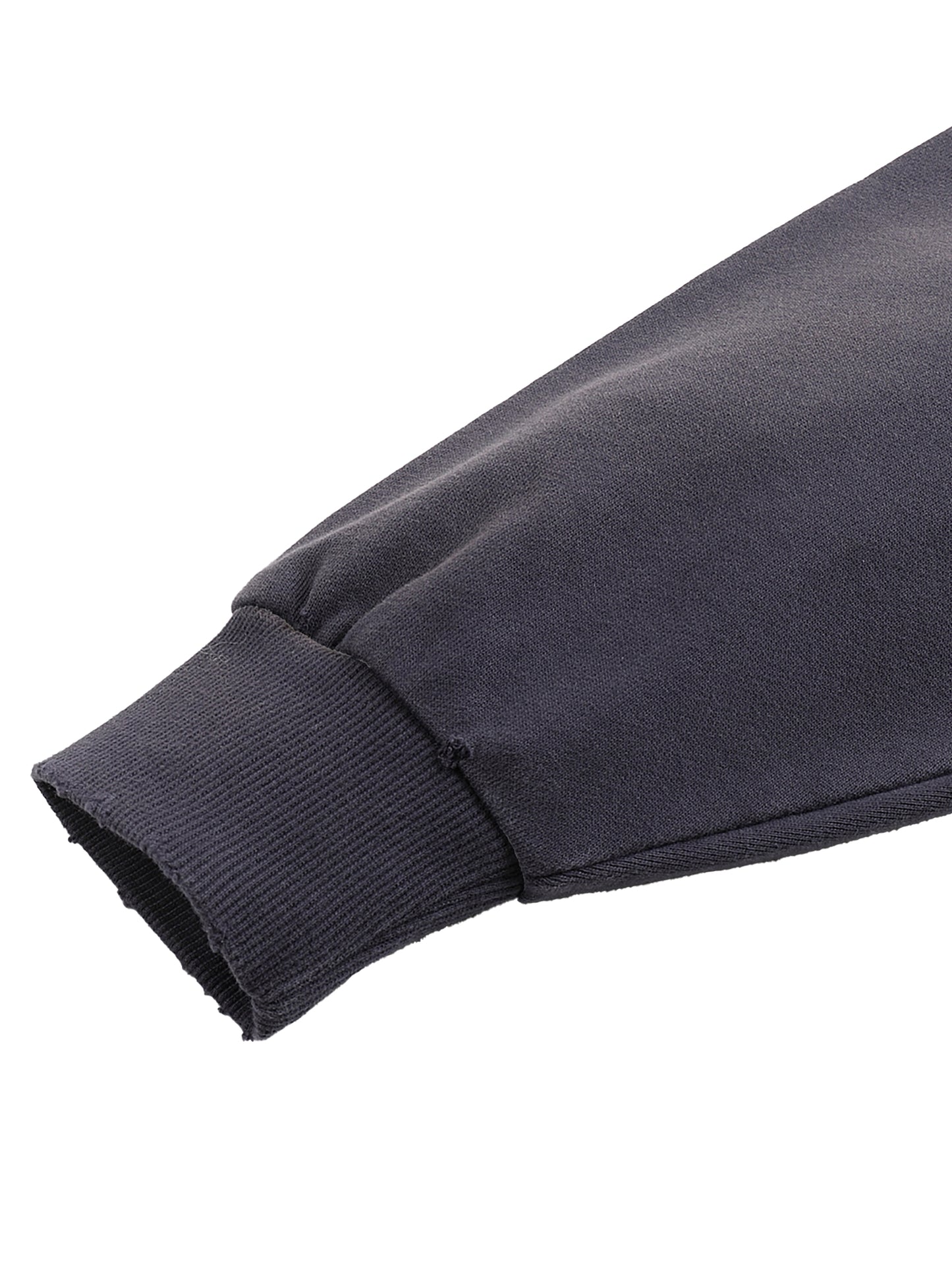 "all black fits." Cotton Sunfade Boxy Hoodie