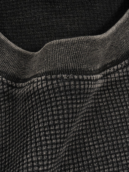 Textured Waffle Washed T-Shirt