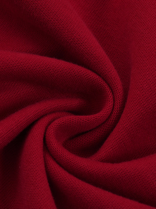 Classic Contrast Panel Cotton T-Shirt