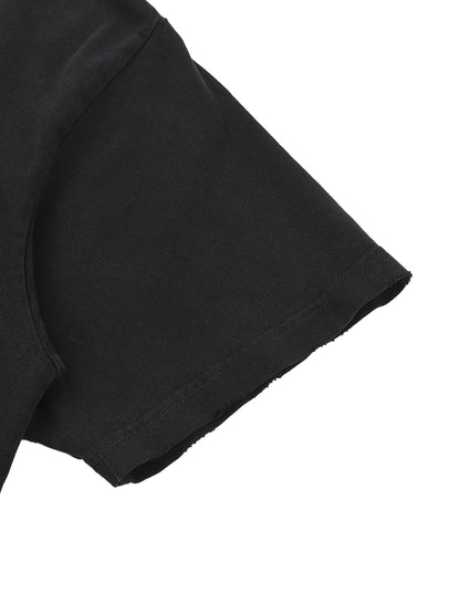 Classic Snow Washed Raw-Hem T-Shirt