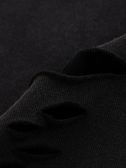 Classic Snow Washed Raw-Hem T-Shirt