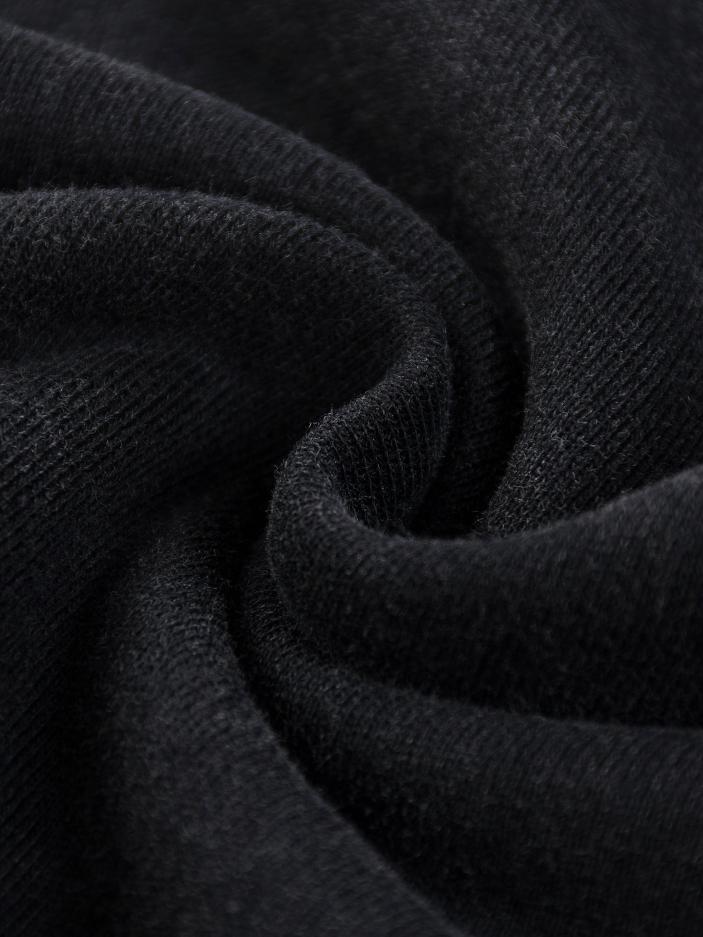 Classic Contrast Raw Hem Sweatshirt