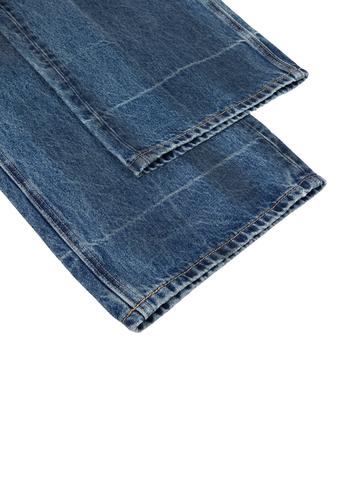 Classic Vintage Wash Baggy Denim Jeans