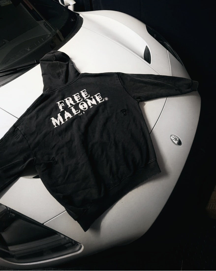 250M FREE MALONE cotton designer hoodie